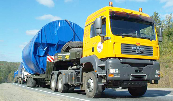 Перевозки крупногабаритных объемных грузов автотранспортом по России, цена 