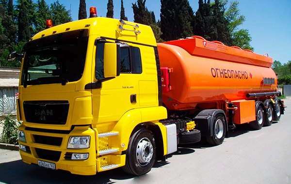 Перевозка опасных грузов автомобильным транспортом в цистернах